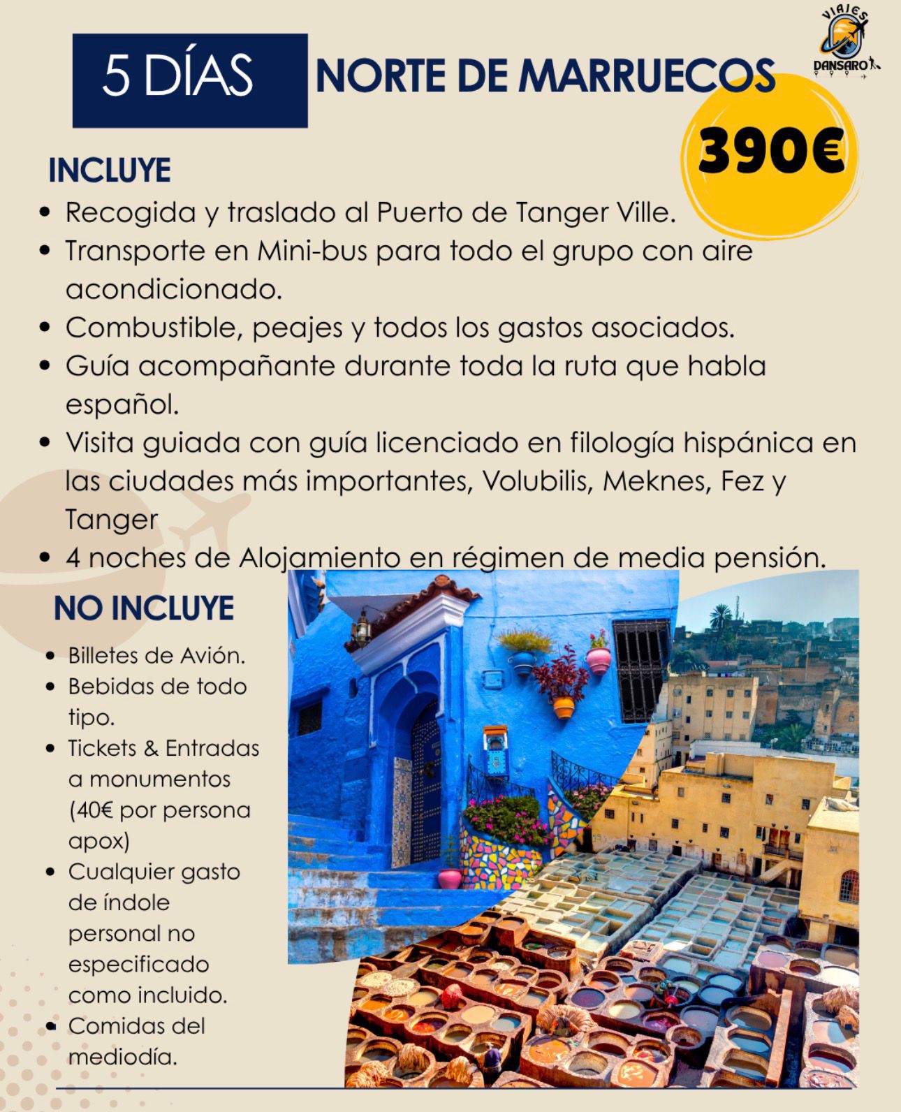 5 Días por el norte de Marruecos